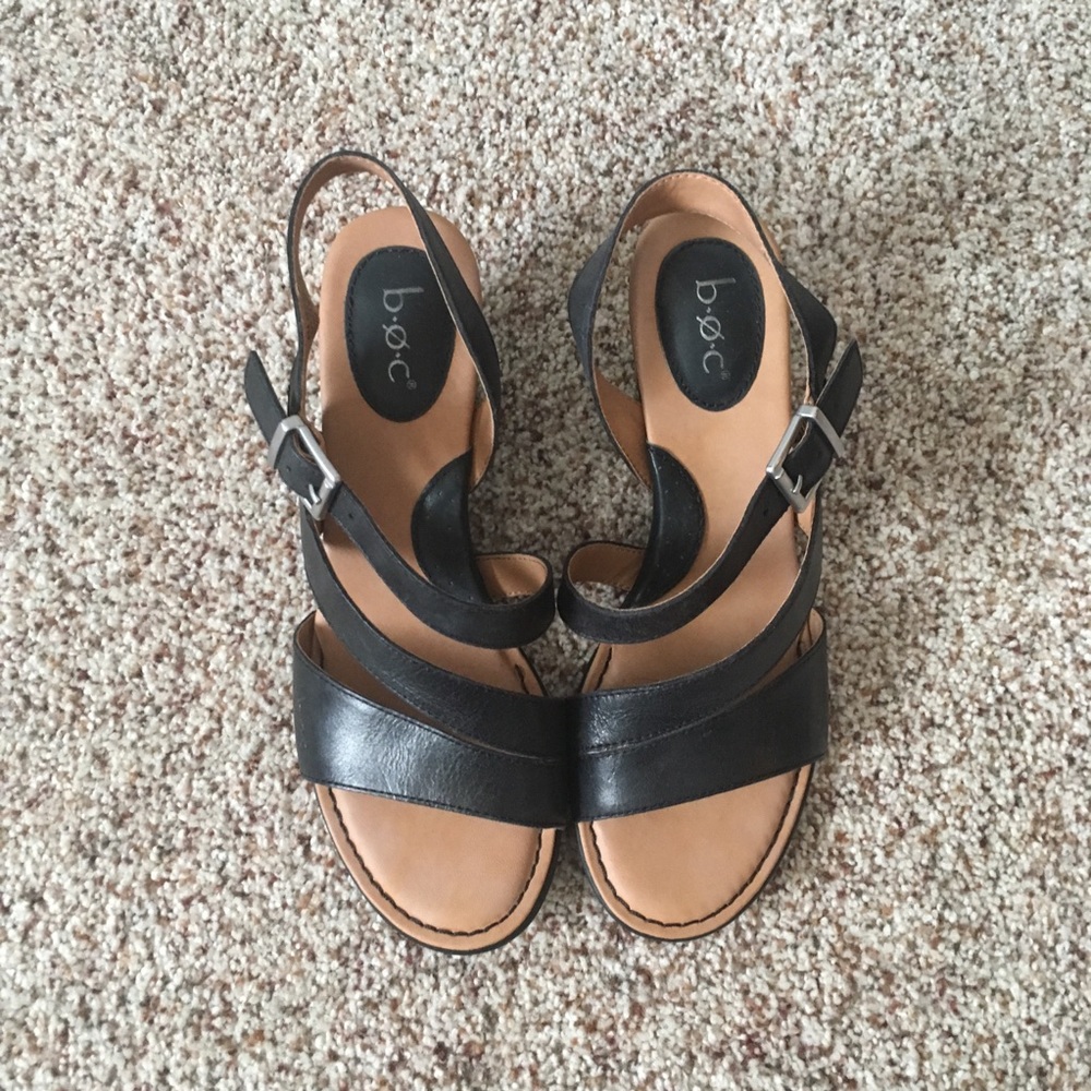 ✨NWOT✨ b.o.c. Black Heeled Sandal
